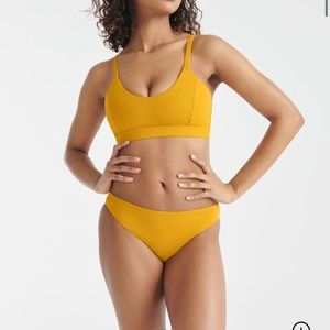 Turmeric bikini bottom